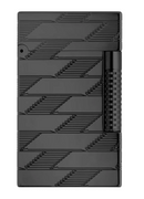 Le Grand - Monogram 1872 - Guilloche Lighter - Black - S.T. Dupont