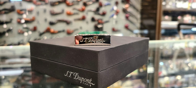 S.T. Dupont - L1 L2 Snake Skin Green Palladium