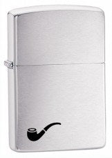 Brushed Chrome Pipe Lighter - 200PL - Zippo