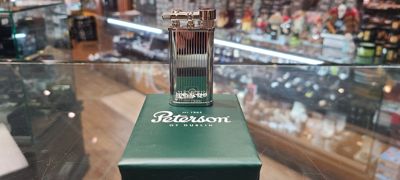 Peterson - Pipe Lighter - Silver Stripe