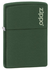 Green Matte with Zippo logo - 221ZL- Zippo