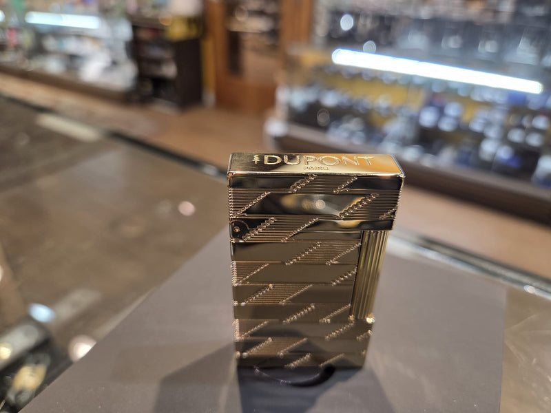 S.T. Dupont L2 1872 Yellow Gold Cling Monogram