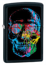 Colourful Skull - 28042 - Zippo