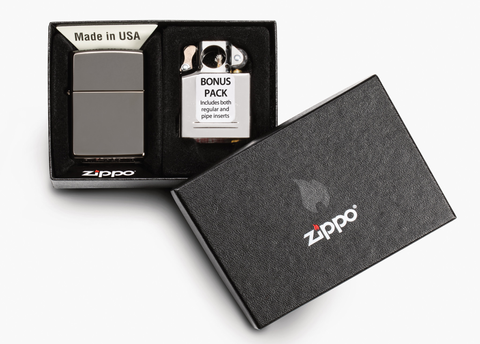 Black Ice Lighter Pipe Insert Combo - 29789 - Zippo