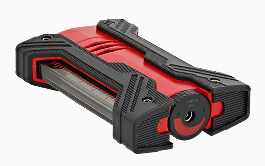 S.T. Dupont Extreme - Double Torch Lighter - Matte Black & Red