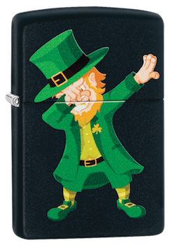 Dabbing Leprechaun Design - 49124 - Zippo