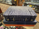Lubinski - Blue Croc Travel Humidor - 18 count