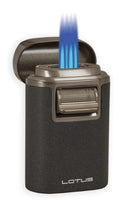 Lotus - Turbinator - Quadruple Flame Table Lighter - Black