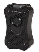 Lotus - Emperor - Quadruple Flame Table Lighter - Black