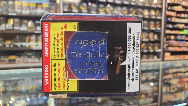Aged Tequila Mini Shots- 10 cigarillos