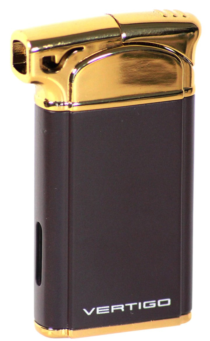 Vertigo - Pipe Lighter - Brown & Gold