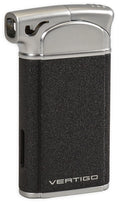 Vertigo - Pipe Lighter - Black & Silver