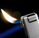 Antique Brass Plated w/ Etched Arabesque Pattern Lighter - by IM Corona - Pipe Master (33-2525)