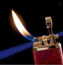 Antique Silver Plated w/ etched Arabesque Pattern Lighter - by IM Corona - Old Boy Design (64-7525)