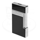 S.T. Dupont - Slimmy Black Lacq/Chrome Lighter