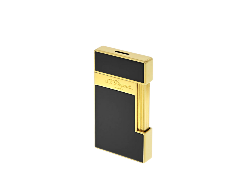 S.T. Dupont - Slimmy Black Lacq/Golden Lighter