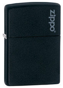Black Matte with Zippo logo - 218ZL - Zippo