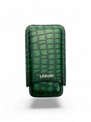 Lubinski - Green Croc Leather Cigar Case