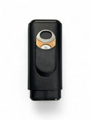 Lubinski - Black Leather Cigar Case + Cutter