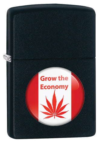 Grow The Economy Leaf Design - CI407494 - Zippo