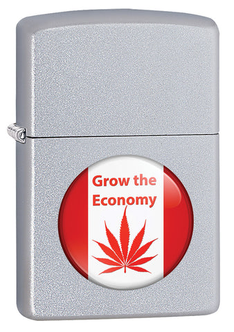 Grow The Economy Leaf Design - CI407494 - Zippo