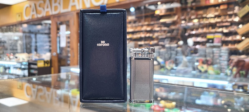 Chrome Plated Lighter - by IM Corona - Old Boy Design (64-3211)