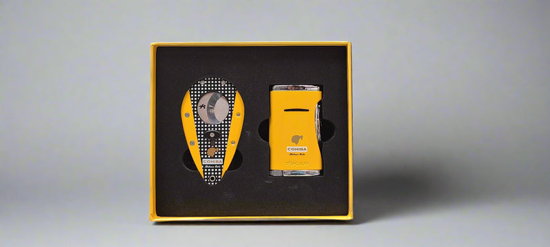 Cohiba MX Lighter and Cutter Set