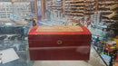 Humidor - F8500 - Glossy Brown Elegant - Handles and Lock - 70 count