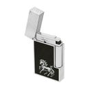 S.T. Dupont - Ligne 2 Fuente - Horse Mane Guilloche - Horse Black