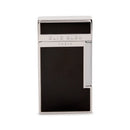 Elie Bleu - J-14 Diamond Covered Jet Flame: Black Lacquer W/Palladium Finish