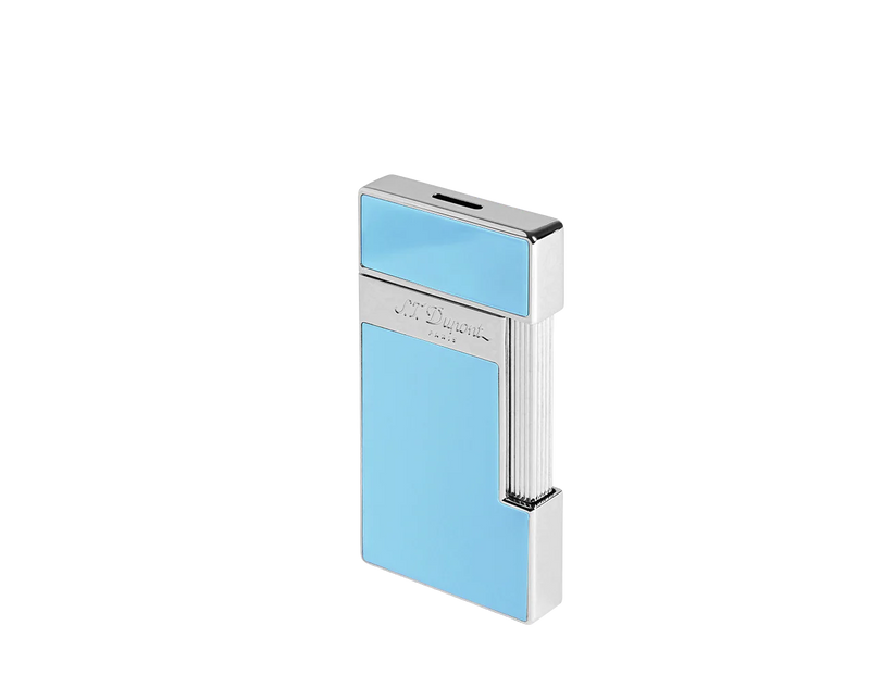 S.T. Dupont - Slimmy Light Blue Lacq/Chrome Lighter