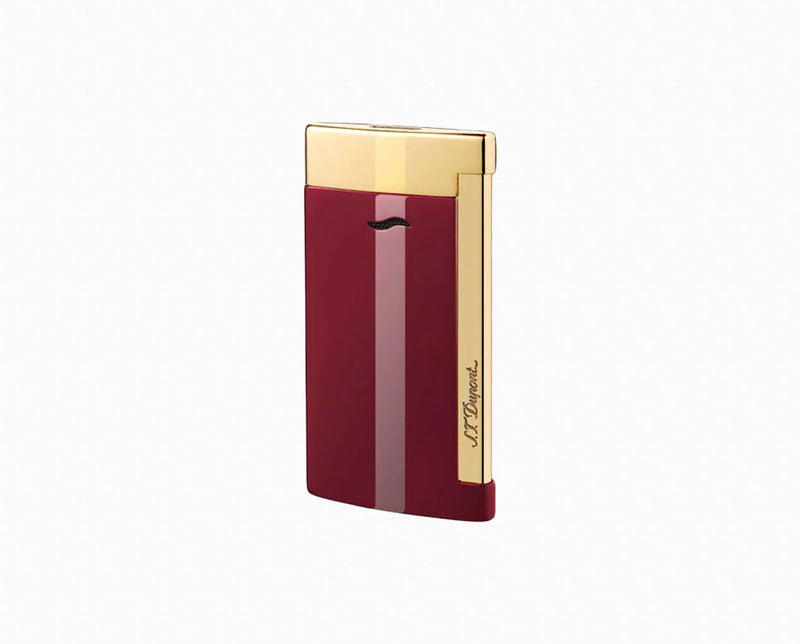 S.T. Dupont - Slim 7 Lotus Red/Golden Lighter