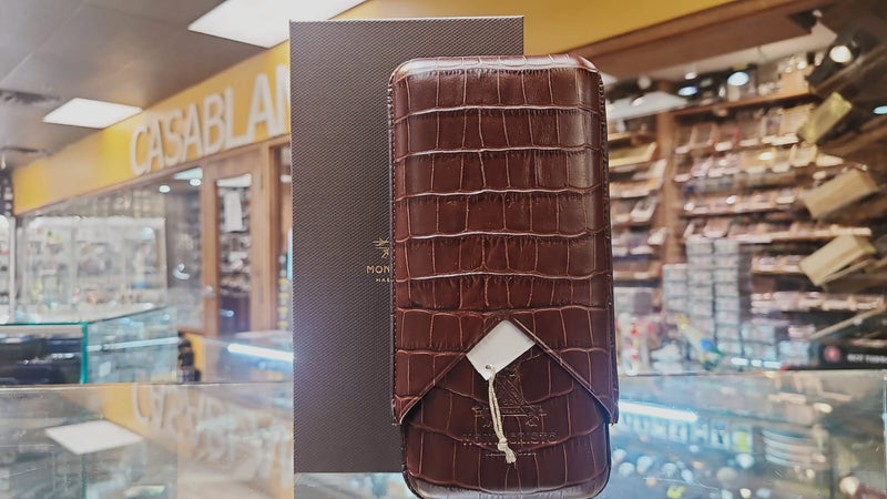 Montecristo 3 Cigar Leather Case - 00017