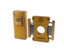 Partagas lighter and cutter set