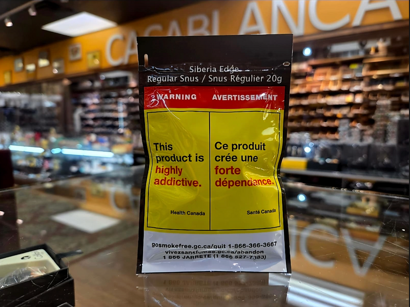 Siberia Edge (White) Snus - Regular - 22MG Nicotine - All White Mint Nicotine Pouch