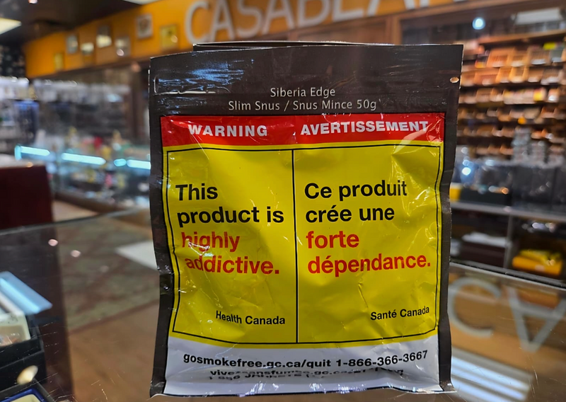 Siberia Edge (White) Snus - Slim (11 MG Nicotine Pouches) - 50g! *BULK SAVINGS*