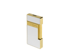 S.T. Dupont - Slimmy White Lacq/Golden Lighter