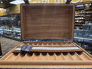 Lubinski - Blue Croc Travel Humidor - 18 count