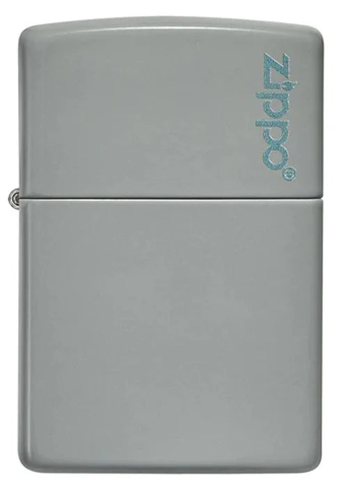 Flat Grey - Zippo logo - 49452ZL