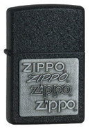 Black Crackle Silver - 363 - Zippo