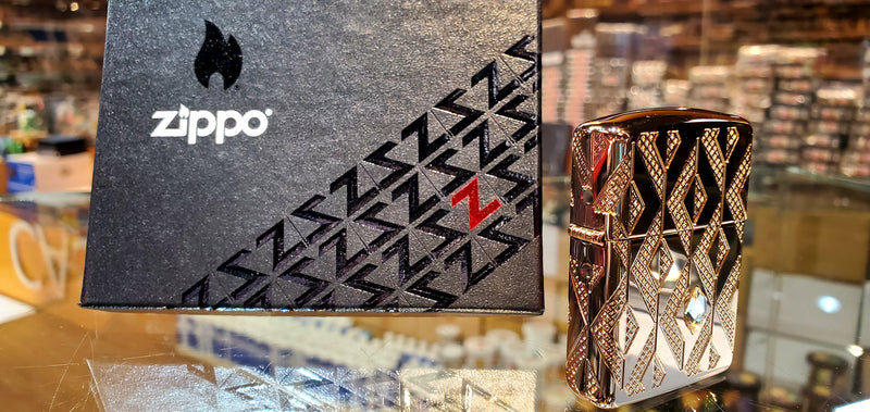 Armor® Geometric Diamond Pattern Design - 49702 - Zippo