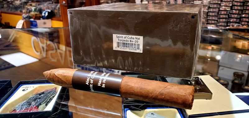 Spirit of Cuba - Natural Torpedo - Box of 20 - Alec Bradley