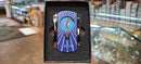 Lotus - Double Guillotine Butterfly Cut - Blue