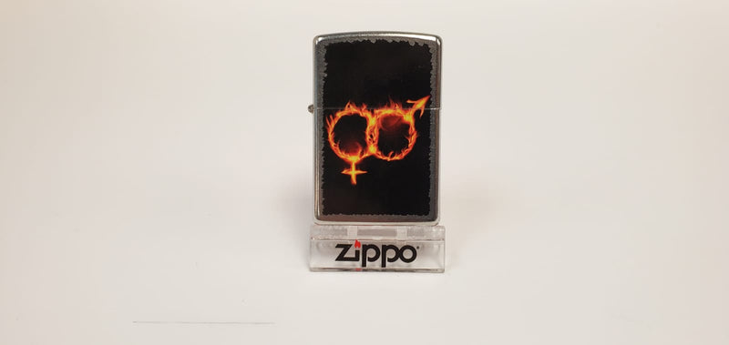 Zippo Lighter - Man Woman Fire - 28446