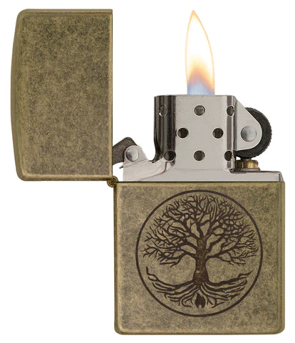 Tree Antique Brass - 29149 - Zippo