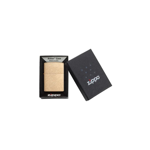 Armor® Tumbled Brass - 28496 - Zippo