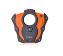 Colibri Cut - Black + Orange - Double-Guillotine Cigar Cutter with Color-Coated Blades