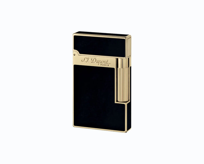 S.T. Dupont - Ligne 2 - Black Lacquer With Gold Finish - Lighter