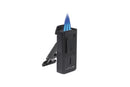 Black Matte - Duke V Serrated Cutter Lighter - Lotus - Product Number: 240700