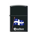 Quebec Flag Matte Black - 205-078156 - Zippo